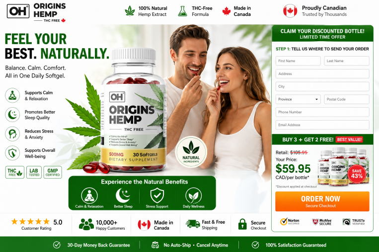 Origins Hemp Gummies Canada benefits, pricing and discounted bottle offer